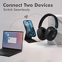 POR 3261 Muffs M6 Wireless Headphones – Bluetooth 5.4  AUX Support  40H Playtime  Dual Pairing