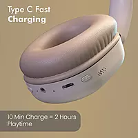POR 3262 Muffs M6 Wireless Headphones – Bluetooth 5.4 | AUX Support | 40H Playtime | Dual Pairing