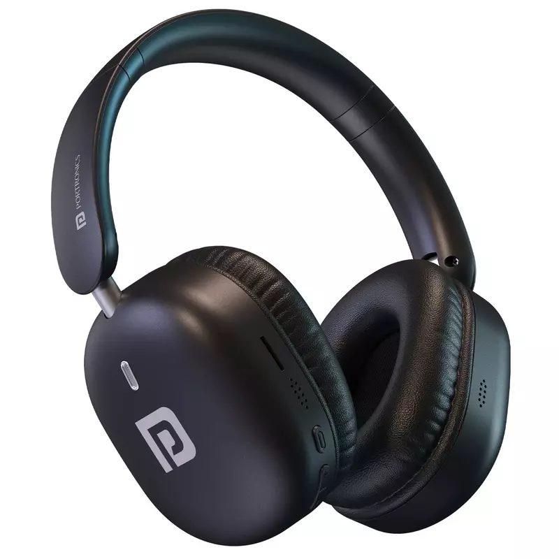 POR 3261 Muffs M6 Wireless Headphones – Bluetooth 5.4  AUX Support  40H Playtime  Dual Pairing