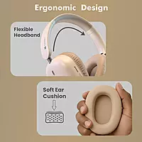 POR 3262 Muffs M6 Wireless Headphones – Bluetooth 5.4 | AUX Support | 40H Playtime | Dual Pairing