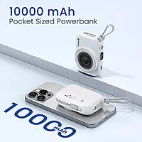 Portronics Power Shutter Wireless Magnetic Power Bank | 15W Wireless Charging, 22.5W Type-C PD Output, In-Built Type-C & 8-Pin Cable, LED Display Portronics Power Shutter Wireless Magnetic Power Bank | 15W Wireless Charging, 22.5W Type-C PD Output, In-Built Type-C & 8-Pin Cable, LED Display