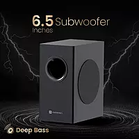 POR 2547 Pure Sound 107 Soundbar – 200W | Subwoofer | Bluetooth, USB, HDMI, SD, AUX| Black