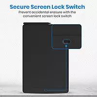 Portronics RuffPad is an innovative LCD drawing pad that allows you to sketch, write, and doodle effortlessly. With app access, you can save and share your creations easily. Perfect for all ages!