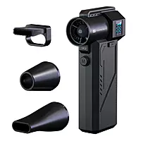 Portronics Tornado PRO Air Blower – Portable Air Duster Blower | Rechargeable | 130,000 RPM | Black