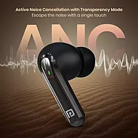 POR 2682 Harmonics Twins 29 TWS Earbuds – Bluetooth 5.4 In-Ear Bass 30H Playtime Display Black