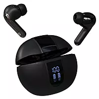 POR 2682 Harmonics Twins 29 TWS Earbuds – Bluetooth 5.4 In-Ear Bass 30H Playtime Display Black