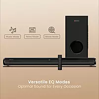 POR 2650 Pure Sound 108 Soundbar – 160W  Subwoofer  Bluetooth, USB, HDMI, SD, AUX  Black