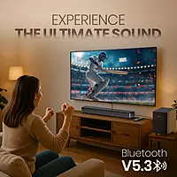 POR 2929 Sound Slick X Soundbar – 250W Subwoofer Bluetooth, USB, HDMI, Optical, AUX Black