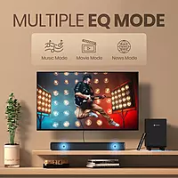 POR 2929 Sound Slick X Soundbar – 250W  Subwoofer  Bluetooth, USB, HDMI, Optical, AUX  Black