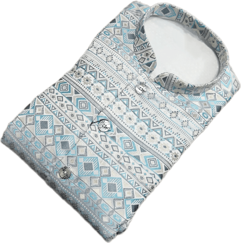 Powder Blue Designer Shirt