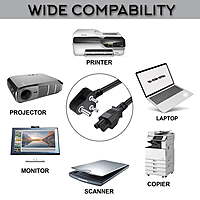 Champion 3 Pin Laptop Power Cable Cord Heavy Duty (Black) Champion 3 Pin Laptop Power Cable Cord Heavy Duty (Black)