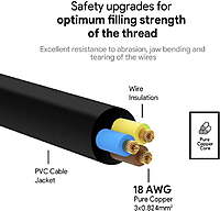 Champion 3 Pin Laptop Power Cable Cord Heavy Duty (Black) Champion 3 Pin Laptop Power Cable Cord Heavy Duty (Black)