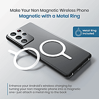 Portronics Power Shutter 20000mAh 15W Magnetic Wireless Fast Charging Powerbank with in-Built Type C & 8 Pin Cable, 22.5W Type C PD Output, Type C Bidirectional Port, LED Display (Black)