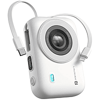 Portronics Power Shutter 20000mAh 15W Magnetic Wireless Fast Charging Powerbank with in-Built Type C & 8 Pin Cable, 22.5W Type C PD Output, Type C Bidirectional Port, LED Display (Black)