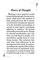 Power of thought