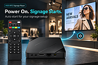 H313 RTC 2GB/16GB Android 10 Signage Media Player โ Slim Case, IR Remote, 2.4G Wi-Fi, OEM Boot Logo H313 RTC 2GB/16GB Android 10 Signage Media Player โ Slim Case, IR Remote, 2.4G Wi-Fi, OEM Boot Logo