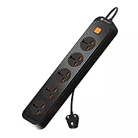 Portronics Power Plate 13 Multiplug Extension Board with 5 Power,Short Circuit Protection(Black) Portronics Power Plate 13 Multiplug Extension Board with 5 Power,Short Circuit Protection(Black)