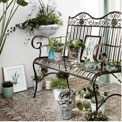 Terrace Hill Metal Bench Terrace Hill Metal Bench