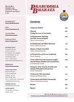 Prabuddha Bharata Single Issue Prabuddha Bharata Single Issue