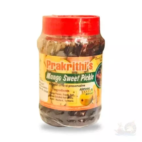 Prakrithiโs Mango Sweet Pickle- 300g