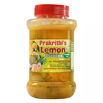 Prakrithi's Lemon Pickle- 500g