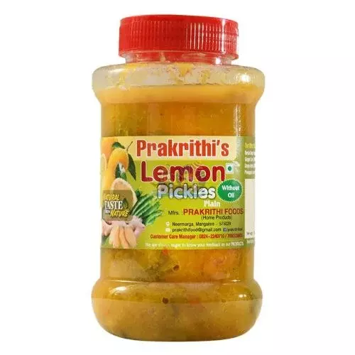 Prakrithi's Lemon Pickle- 500g