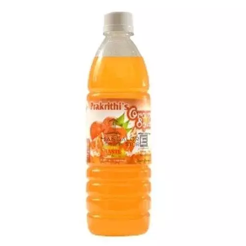 Prakrithi's Orange Squash – Refreshing & Zesty Citrus Delight!- 700ml