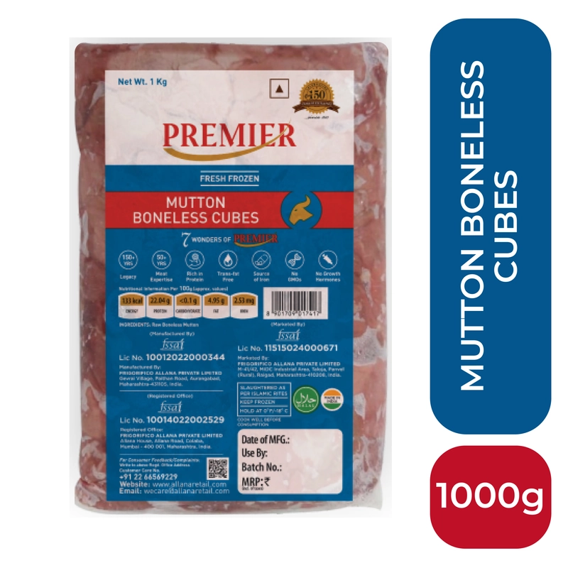 Mutton Premier Boneless - H