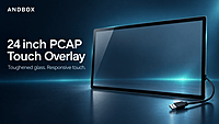PCAP Touch Overlay 24 inch with Anti-Glare Cover Glass (USB)
