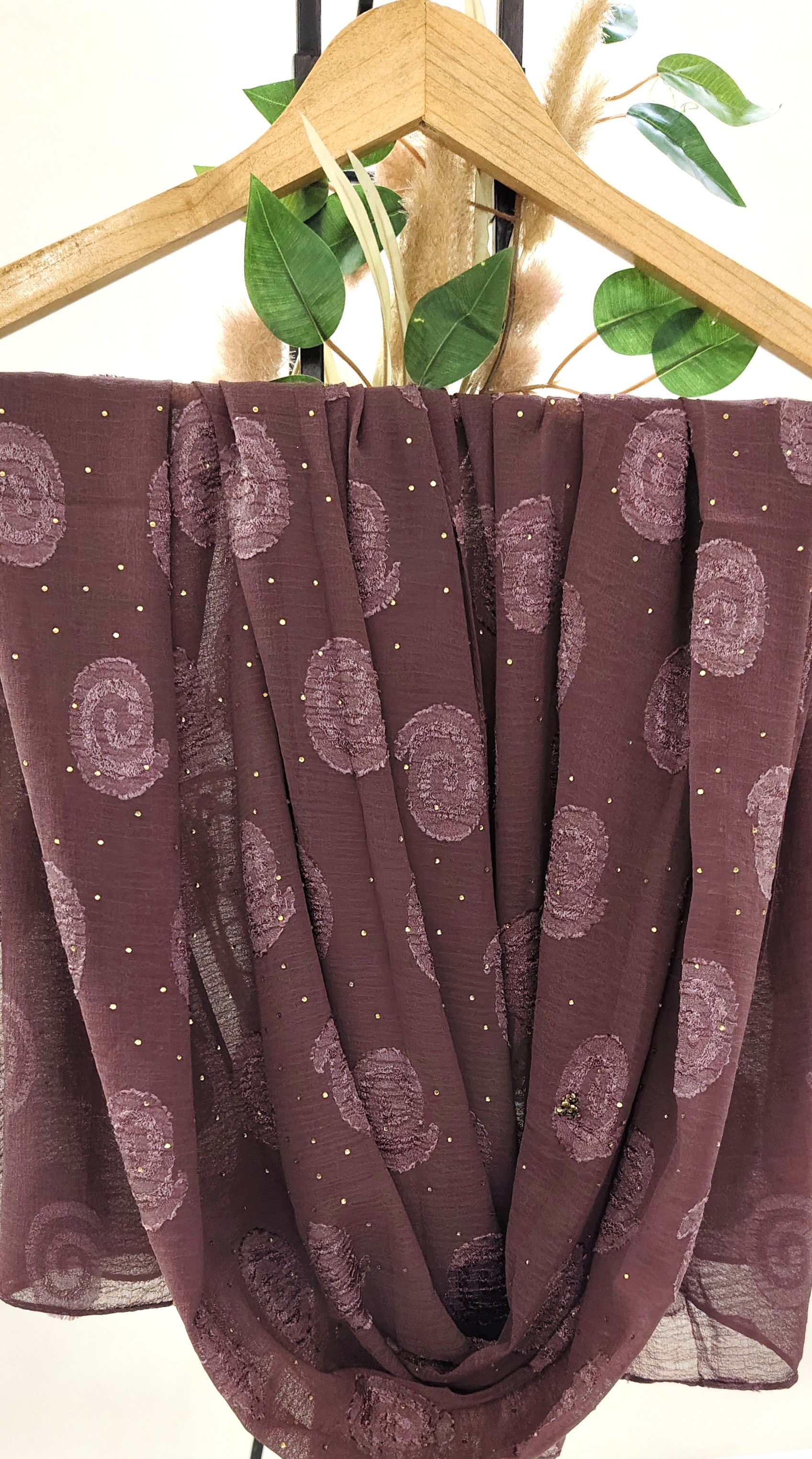 Premium Chiffon Butti With Stones Hijab