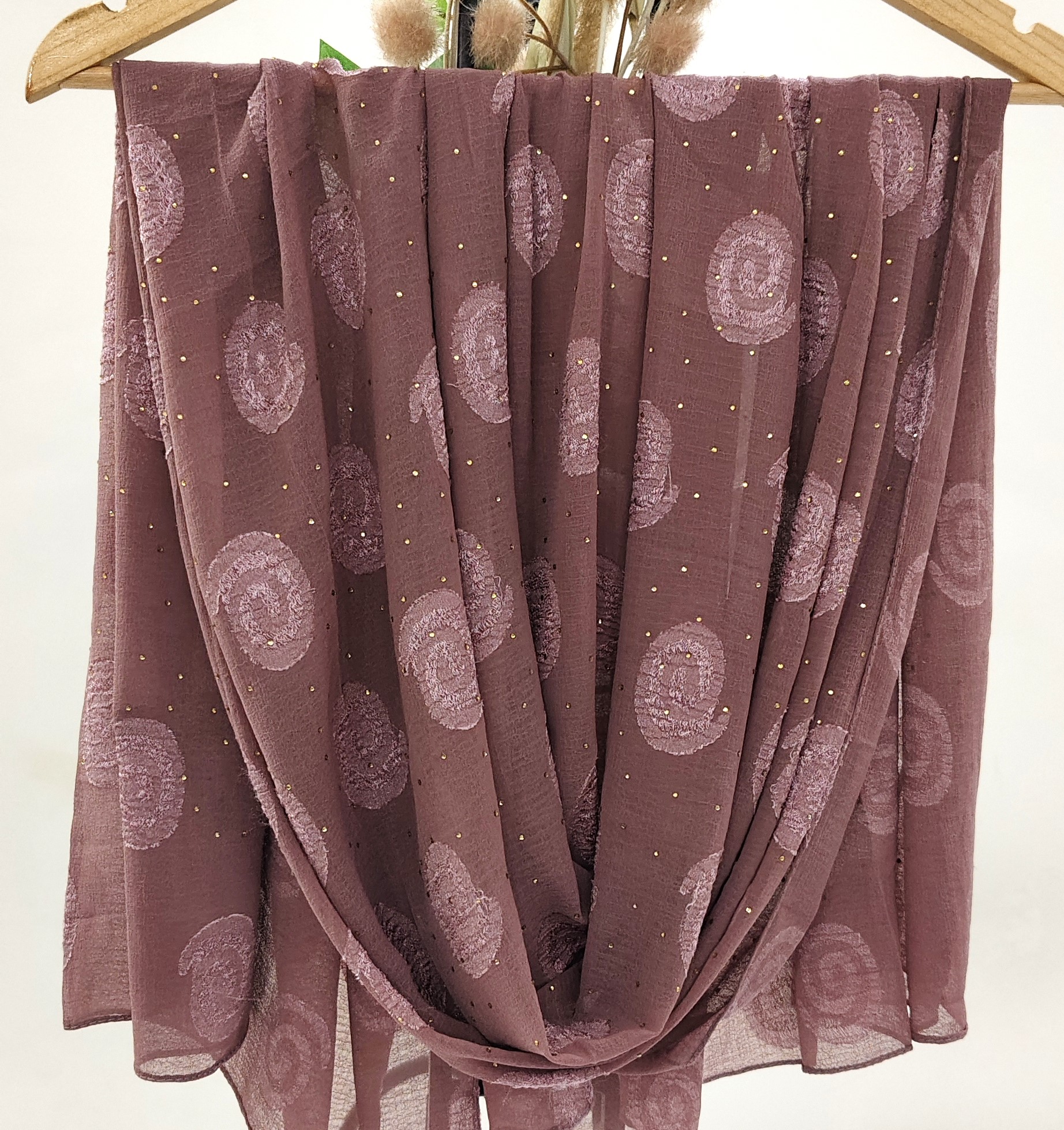 Premium Chiffon Butti With Stones Hijab