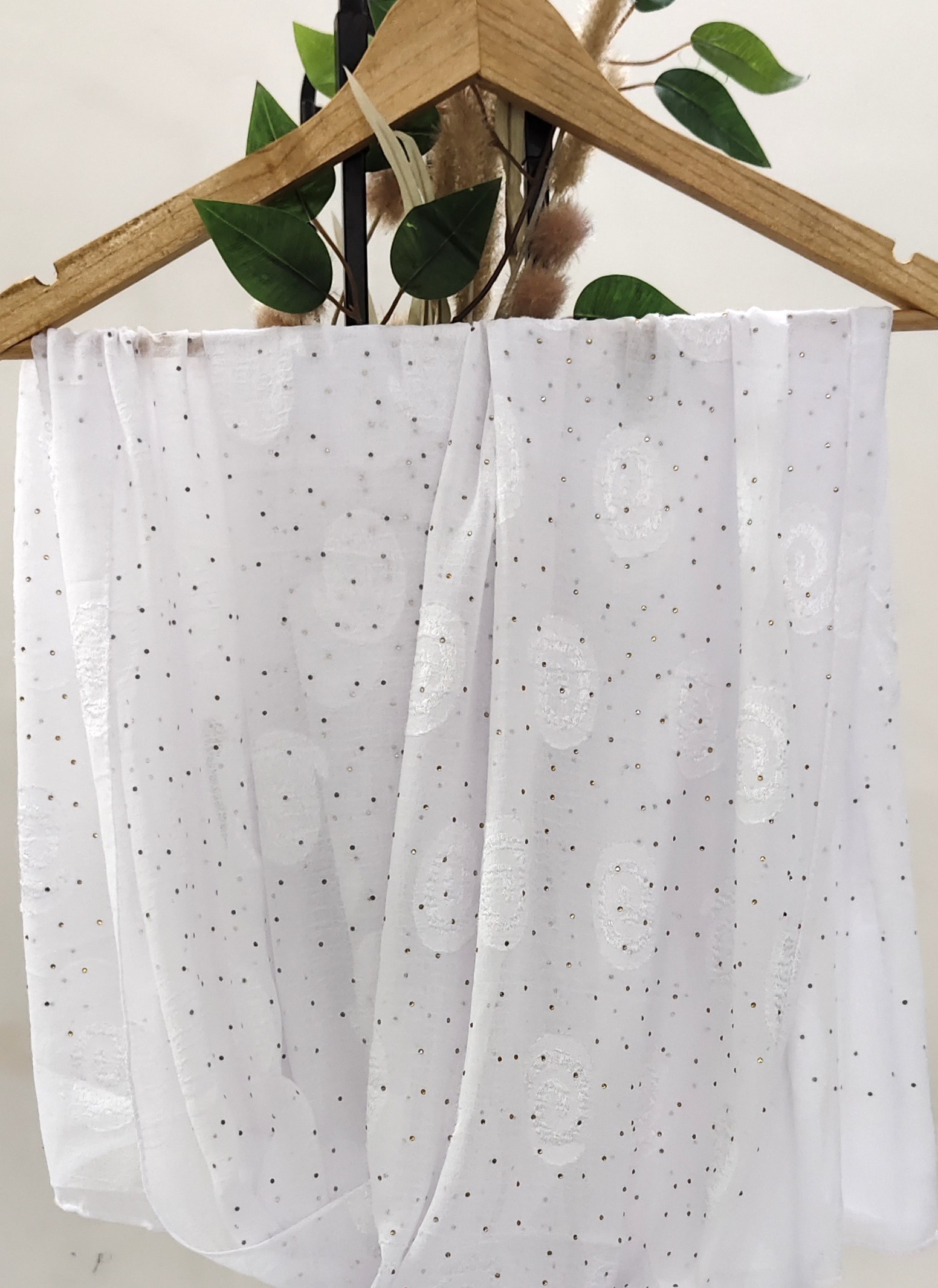 Premium Chiffon Butti With Stones Hijab