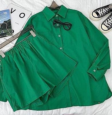 Premium Cotton Co-Ord Set Catalogue 1-BottleGreen Premium Cotton Co-Ord Set Catalogue 1-BottleGreen