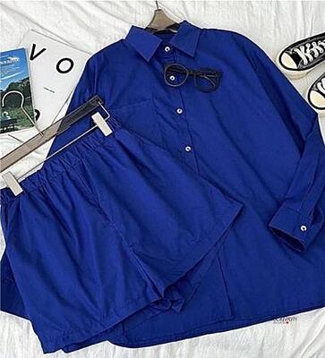 Premium Cotton Co-Ord Set Catalogue 1-NavyBlue Premium Cotton Co-Ord Set Catalogue 1-NavyBlue