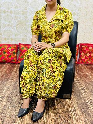 Premium Cotton Co-Ord Set Catalogue 16-Green Premium Cotton Co-Ord Set Catalogue 16-Green