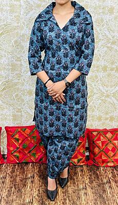 Premium Cotton Co-Ord Set Catalogue 18-Indigo Premium Cotton Co-Ord Set Catalogue 18-Indigo