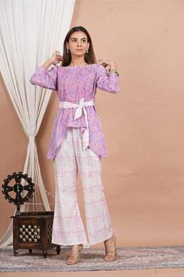 Premium Cotton Co-Ord Set Catalogue 19-Pink-1 Premium Cotton Co-Ord Set Catalogue 19-Pink-1