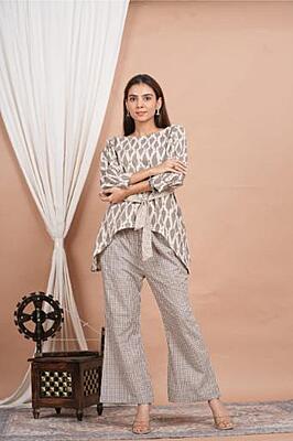 Premium Cotton Co-Ord Set Catalogue 19-White-2 Premium Cotton Co-Ord Set Catalogue 19-White-2