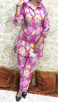 Premium Cotton Co-Ord Set Catalogue 20-FuchsiaPink Premium Cotton Co-Ord Set Catalogue 20-FuchsiaPink