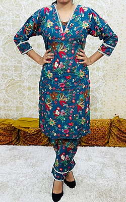 Premium Cotton Co-Ord Set Catalogue 22-CobaltBlue-1 Premium Cotton Co-Ord Set Catalogue 22-CobaltBlue-1