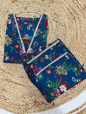 Premium Cotton Co-Ord Set Catalogue 22-CobaltBlue-3 Premium Cotton Co-Ord Set Catalogue 22-CobaltBlue-3