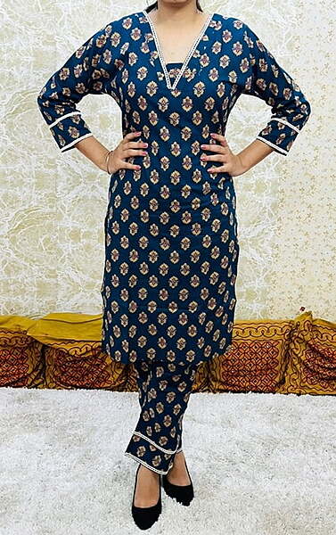 Premium Cotton Co-Ord Set Catalogue 22-NavyBlue-1 Premium Cotton Co-Ord Set Catalogue 22-NavyBlue-1