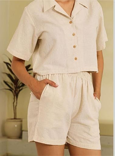 Premium Cotton Co-Ord Set Catalogue 4-Beige Premium Cotton Co-Ord Set Catalogue 4-Beige