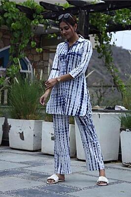 Premium Cotton Co-Ord Set Catalogue 7-White-3 Premium Cotton Co-Ord Set Catalogue 7-White-3