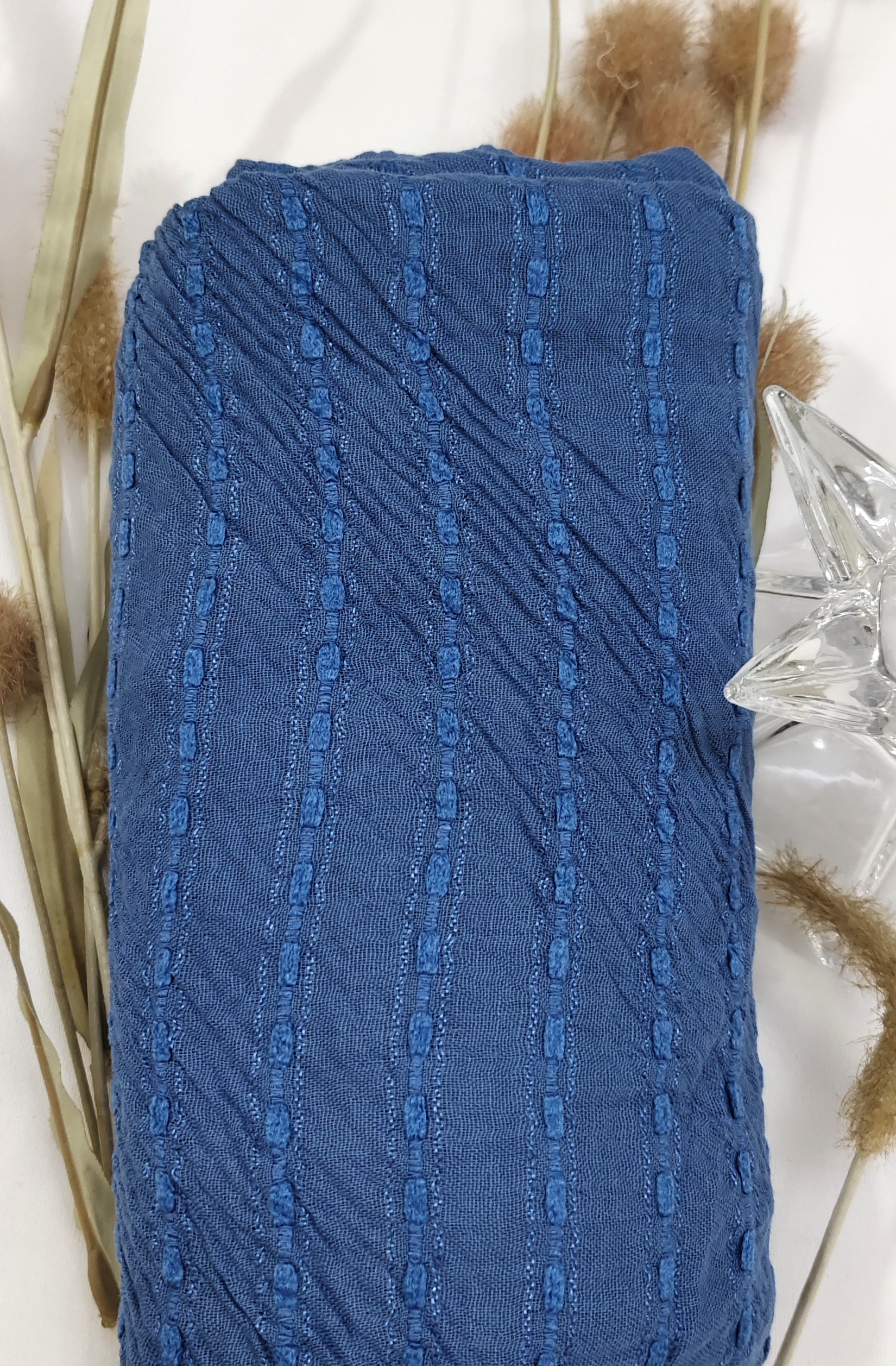 Premium Jasmine Cotton Thread Butti Hijab