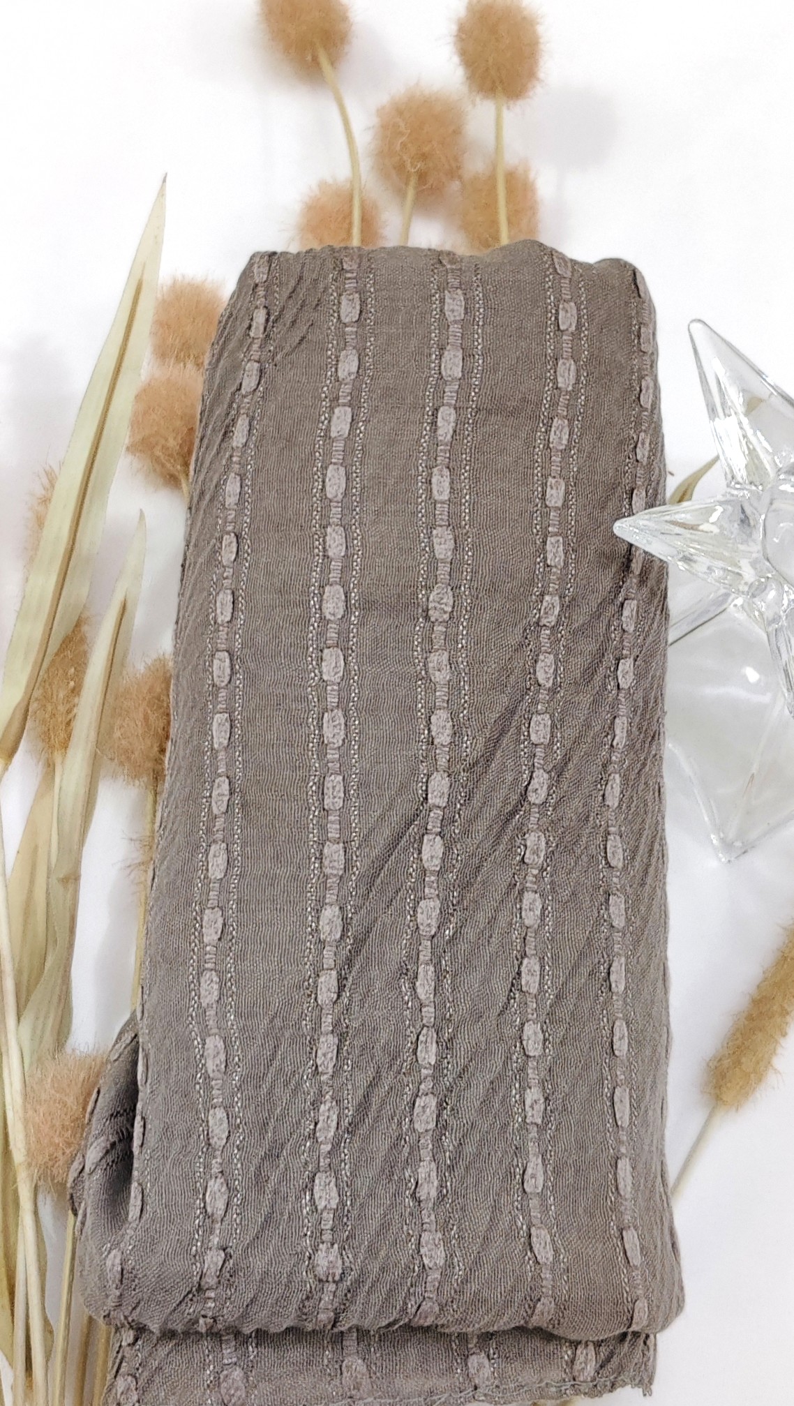 Premium Jasmine Cotton Thread Butti Hijab