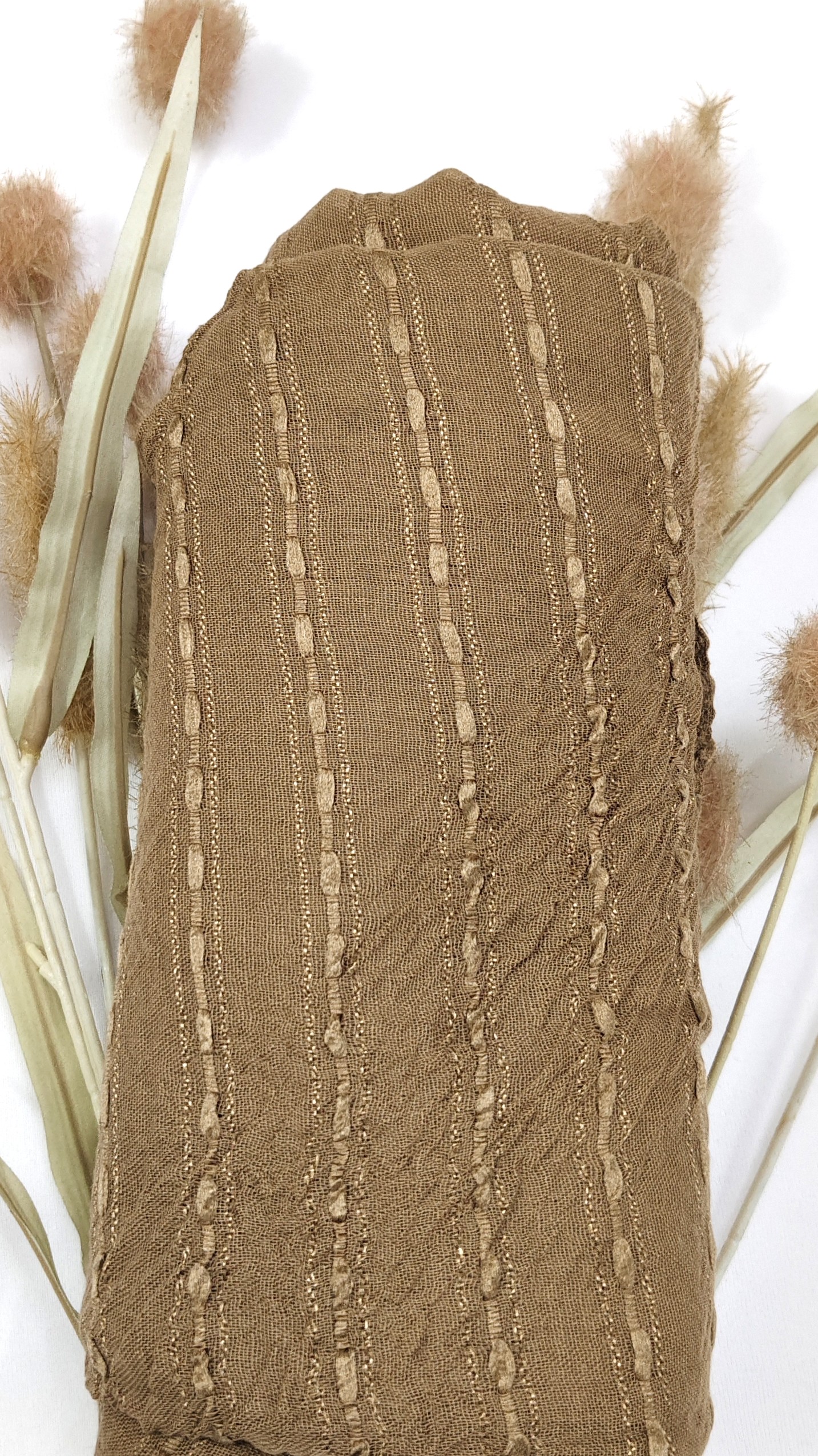 Premium Jasmine Cotton Thread Butti Hijab