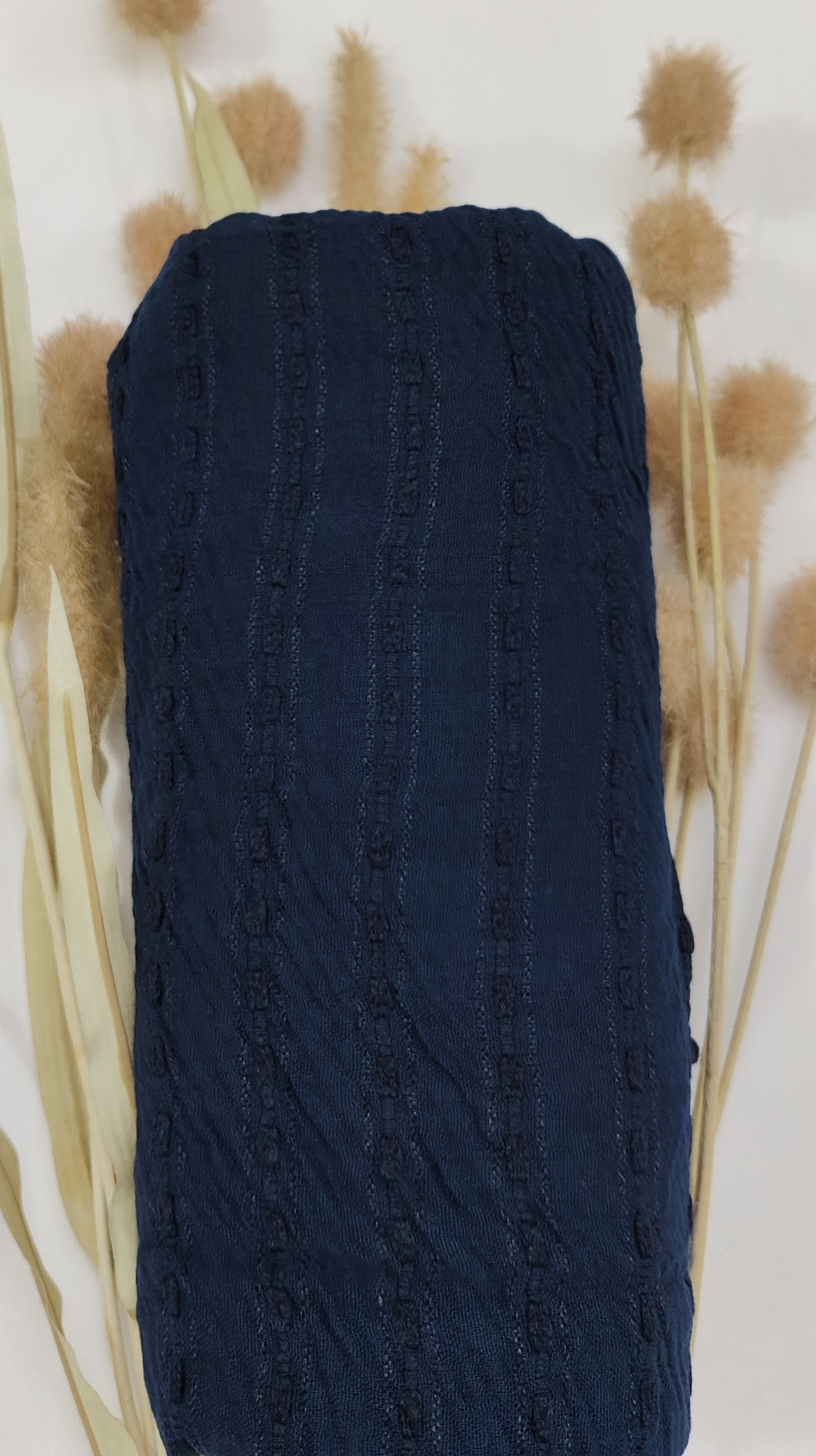 Premium Jasmine Cotton Thread Butti Hijab