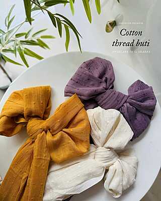 Premium Jasmine Cotton Thread Butti Hijab