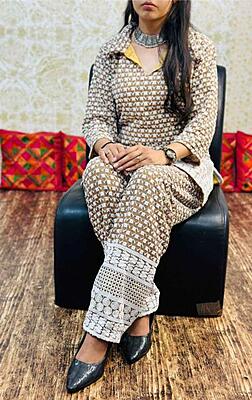 Premium Lucknowi Co-Ord Set Catalogue 1-Brown Premium Lucknowi Co-Ord Set Catalogue 1-Brown